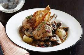 Coq Au Vin Blanc Coq Au Vin Cooking Recipes Food Recipes