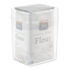 Alternatively, store flour containers on a nearby buffet or kitchen island to free up your countertops, or stow in a dark, cool pantry or cabinet. Flour Stay Fresh Container The Container Store