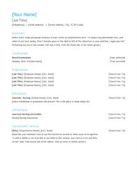 does microsoft word have a resume