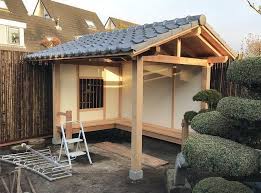 Houten Huizen Japanese Garden Zen Garden Design Garden Shelter