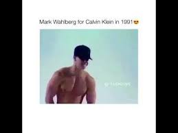 Mark wahlberg flaunts his buff physique on vacation while recreating his 90s calvin klein advert. Mark Wahlberg Back In 1991 For Calvin Klein Youtube