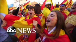 In spain feels like is a more social casual thing, true, we drink, but after seeing brits drinking. More Than 1 Million People March In Barcelona To Support A Unified Spain Youtube