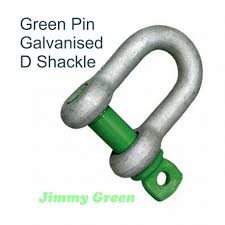 green pin shackles