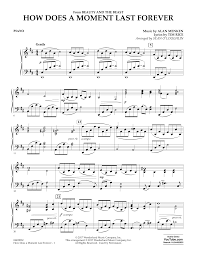 Sean O Loughlin How Does A Moment Last Forever From Beauty And The Beast Piano Sheet Music Download Pdf Score 371158