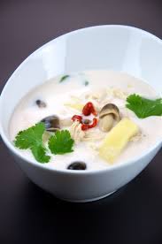 (actually, tom kha gai actually literally translates to boiled galangal chicken!) once your beautiful tom kha gai is done simmering and your house smells ridiculously good, ladle the soup out into bowls. Tom Kha Kai Wikipedia