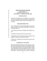 The Endocrine System Discovery Education Pages 1 21 Text Version Anyflip