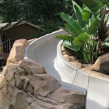 Concrete Waterfalls Concrete Grotto Pool Slide Small Backyard Pools Backyard Pool Waterfalls Backyard
