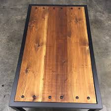 Table Basse Chariot Industriel Etsy Rustic Industrial Coffee Table Metal Table Base Steel Frame Furniture
