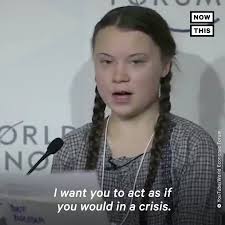 Sweden's Greta Thunberg Tells World Leaders to 'Panic' Over Climate
