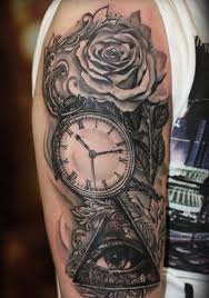 They are always in fashion, you will love your rose tattoo eternally, just like it will emit vibes. Pocket Watch And Rose Tattoo E1418845481179 Jpg 352 500 Half Sleeve Tattoos For Guys Half Sleeve Tattoos Designs Watch Tattoos