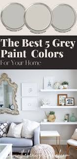 Find living room paint ideas through these inspirational pictures. Top 5 Favourite Grey Paint Colours The Beauty Revival