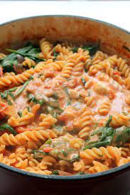 One Pot Pasta With Tomato Mascarpone Sauce Recipe Vegetarian Pasta One Pot Pasta Vegetarian Recipes