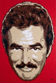Burt Reynolds LEGO® Art Portrait — BRIAN HANNA