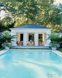 At Home With Stylesetter Aerin Lauder Pool Houses Pool House Beautiful Pools