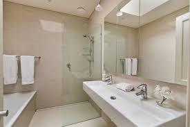 residential bathrooms: trough sinks