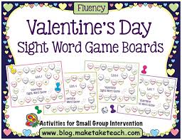 This year, surprise your lover by offering her/him a 3d printed valentine's day gift. Valentine S Day Sight Word Game Boards Make Take Teach