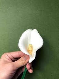 How To Make A Calla Lily With Free Templates Domestic Heights Tissue Paper Flowers Giant Free Paper Flower Templates Calla Lily