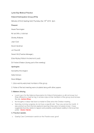 Lyme Bay Medical Practice Patient Participation Group (PPG) Minutes of  third meeting held Thursday Dec 10th 2015 3pm. Present H