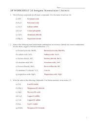 Formulas and nomenclature binary ionic compounds worksheet name the following compounds. Worksheet 5 Chem General Chemistry Nomenclature Ionic Compounds 1 Give Systematic Hero Chemical Answers Sumnermuseumdc Org