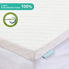 Recci 2 Inch Memory Foam Mattress Topper Full Pressure Relieving Bed Topper Memory F In 2020 Gel Mattress Topper Memory Foam Mattress Pad Memory Foam Mattress Topper