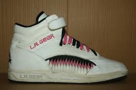 80 S Vintage L A Gear High Top Sneaker Hi Shoe Shark Fin Pump 8 5 Og Women S 9 Sneakers High Top Sneakers Pumps