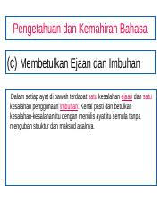 Kesalahan ejaan dan imbuhan spm. Kesalahan Ejaan Dan Imbuhan Pptx Pengetahuan Dan Kemahiran Bahasa C Membetulkan Ejaan Dan Imbuhan Dalam Setiap Ayat Di Bawah Terdapat Satu Kesalahan Course Hero
