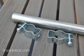 Curtain rods are so expensive, especially when you think about the fact that it's just a stick that holds up fabric. How To Make An Outdoor Curtain Rod For Very Little Money Outdoor Curtain Rods Outdoor Curtains Outdoor Candle Chandelier
