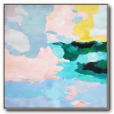 Check out our great posters, wall decals, photo prints, & wood wall art. Oversized Abstract Art Artwork For Sale Blue Green Pink Yellow Large Canvas Art