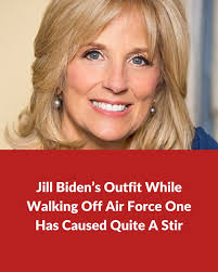 Jill Biden's Outfit While Walking Off Air Force One Has Caused Quite A  Stir: https://bit.ly/3VCGjyz