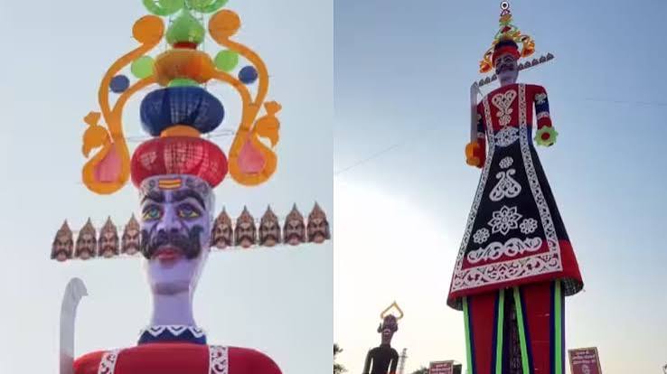 दिल्ली में जलेगा 221 फुट का रावण, ऊंचाई ऐसी कि नीचे से देखने पर घूम जाएगा सिर; कीमत जानकर रह जाएंगे हैरान - Delhis Tallest Ravan Effigy 221 Feet Tall Ravan In