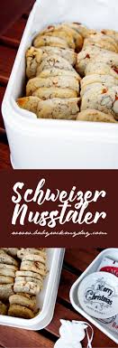 Schweizer Nusstaler Rezepte Rezept Kekse Lebensmittel Essen