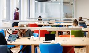 There should be a removable screen (e.g. Co Working In Numbers All The Stats Facts Around This Growing Trend