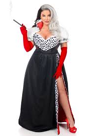 I hope you enjoy our gory halloween costume/makeup. Cruella Deville Dog Snatcher Corset Costume