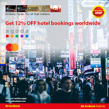 Maybank agoda credit card promotion. Ambank Get 12 Off Hotel Bookings Worldwide At Agoda Facebook