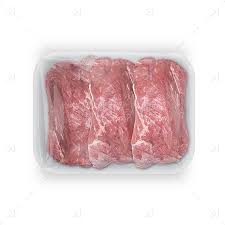 Download Packreate Beef Topside Tray Packaging Mockup White