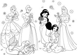 Princesses coloring pages for kids. Coloring Rapunzel Images Free Printable Printable Princess Coloring Pages Coloring Pages Princess Coloring Elsa Coloring Princess Pictures To Color Princess Coloring Sheets I Trust Coloring Pages