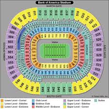 interactive map of bank of america stadium