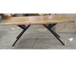 This set features a round dining table and four dining chairs. Wholesale Industrial Retro Style Furniture Iron Wood Dining Table Buy Industrial Wood Metal Dining Table Wood And Wrought Iron Tables Wood Rustic Dining Table Product On Alibaba Com