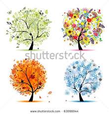 Gallery For Four Seasons Tree Drawing Seasons Art Free Art Prints Tree Drawing