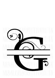 Download 3 Floral Monogram Letter G