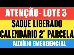 E isso já tem data para acontecer: Auxilio Emergencial Lote 3 Caixa Libera Calendario Da 2 Parcela Ate 18 07 Saque Liberado Hoje Youtube