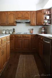 I find wood trim dates the place. Kitchen Paint Colors That Go With Oak Cabinets Julie Blanner
