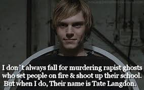 American Horror Story Tate Langdon Woo Love Him American Horror American Horror Story American Horror Story 3