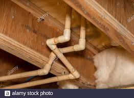 old pvc plastic water supply pipes