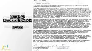 To whom it may concern: Letters Of Recommendation Youtube