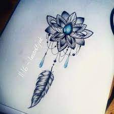 Flower Chandelier Inspo Feather Tattoos Tattoos Jewel Tattoo