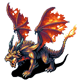Androidb.ru » без кэш » pixel art: Norroth Fire Dragon By Cyangmou On Deviantart