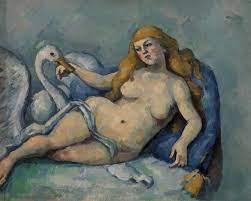 Neither survive as paintings by leonardo, but there are a number of drawings for both by him, and copies in oils, especially of the second composition, where leda stands. Barnes Collection Online Paul Cezanne Leda And The Swan Leda Au Cygne