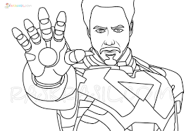 Iron man mark 6 arrives, featuring a new head, chest, and revised coloring. Superhero Coloring Pages 120 Best Images Free Printable