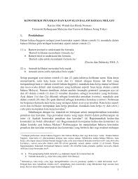 Sebagai contoh, kata kerja transitif aktif meninggalkan merupakan kata kerja yang mendahului objek iaitu anak. Pdf Konstruksi Penaikan Dan Kawalan Dalam Bahasa Melayu Raising And Control Constructions In Malay